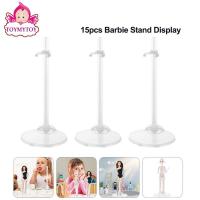 15PCS Holding Stands For 16 Dolls Transparent Support Barbie Stand Display Holder High Quality Children Toys Accessories