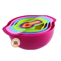 ชุดอ่างผสม 8 ชิ้น สีรุ้ง Rainbow mixing bowl