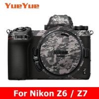 สำหรับ Nikon ที่ Z7 Z6ป้องกันรอยขีดข่วนเสื้อโค้ทห่อตัวฟิล์มป้องกันสติกเกอร์กล้องฝาครอบผิวแหวนรองเลนส์กล้องถ่ายรูป MB-N10ที่จับ