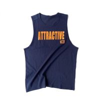 Tide brand quick-drying sports casual slim vest sleeveless T-shirt fitness muscle men summer fitness jersey vest