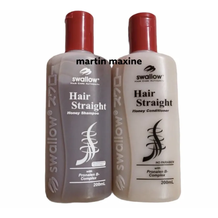 Swallow hair straight honey shampoo & conditioner set Lazada PH