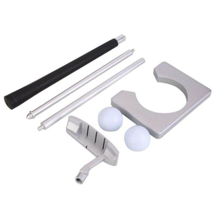 portable-golf-three-section-assembly-putter-putting-trainer-driver-balls-set-indoor-equipment-office-home-practice-ball