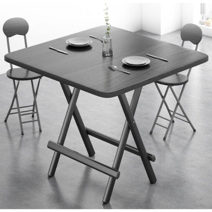 【COD】 MBUIOAN Folding Table Home Dining Table Square Computer Desk ...