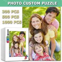 Photo Custom Puzzle Personalized Jigsaw 300/500/1000 Pieces Print Your Own Picture Diy Puzzle Family Decompress Educational Toys