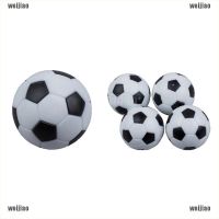 weijiao 4pcs 32mm Black &amp; White Foosball table soccer football balls baby foot Plastic