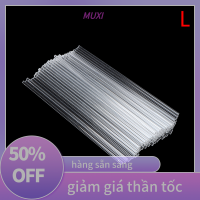 ?【HOT SALE】MUXI 100pcs acrylic sticks ล้างขนมเค้กป๊อปแท่งสำหรับทำอมยิ้ม