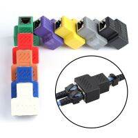 OKDEALS ตัวเชื่อมต่อสายเคเบิล LAN อะแดปเตอร์ RJ45 Splitter 1ถึง2ทาง Extender Plug Ethernet