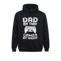 Mens Dad By Day Gamer By Night Hooded Pullover Funny Hooded Pullover Cosie Hoodies Coupons Women Sweatshirts Slim Fit Hoods Size Xxs-4Xl