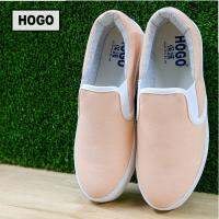 [ส่งเร็วพิเศษ!] HOGO รองเท้าผ้าใบ รองเท้าผ้าใบผู้หญิง Slipon นิ่มสุดๆ กันลื่น ทนทาน คู่เดียวเอาอยู่ รองเท้าผู้หญิง รองเท้าแฟชั่น พร้อมส่ง