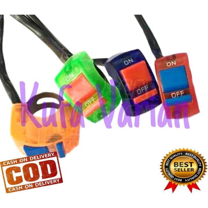 Saklar ON / OFF Universal Motor LED MODEL NYALA Stang Motor Lampu ...