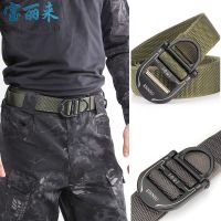 3.8 cm belt man cobra thrust buckle tactical outdoor sports nylon belts ☑