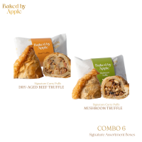 Combo 6 กะหรี่ปั๊บเนื้อทรัฟเฟิล+เห็ดทรัฟเฟิล l Baked by Apple