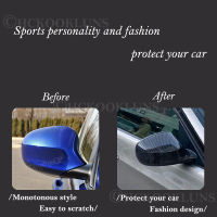 Side Wing Mirror Cover Caps For BMW 3 Series E91 E90 LCI Facelift 2009-2012 Car RearView Mirror Case Cover Carbon fiber pattern