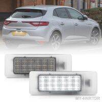 2x LED License Number Plate Light For Renault Megane 4 Scenic IV Twingo Kangoo Koleos MK2 Clio IV V Logan Sandero Dacia Duster