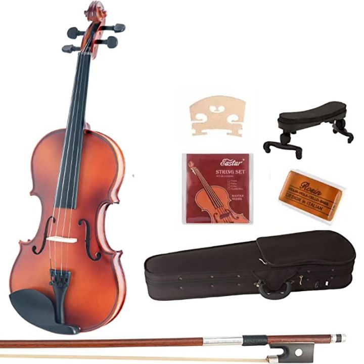 ไวโอลิน-violin-wood-ไวโอลีน-ไวโอลินไม้-คุณภาพสูง-พรีเมี่ยม-อุปกรณ์ครบชุด-พร้อมกระเป๋าใส่ไวโอลิน-ขนาด-4-4-สีน้ำตาลดำ