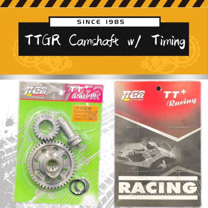 【Ready Stock】 TTGR Camshaft w Timing Gear TMX155 Lazada PH