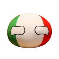 Polandball 10Cm Countryballs พวงกุญแจแฟนซีของเล่นตุ๊กตาจากสเปนเนเธอร์แลนด์รัสเซียอังกฤษอิตาลีเกาหลีของขวัญสำหรับเด็ก
