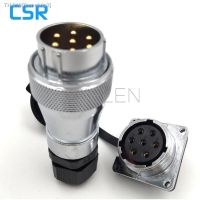 ❦ WF28 Serie 7 Pin Aviation Plug Socket Connector Ip67 7 Pin Outdoor Male Female Welding Waterproof Connector