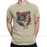 Service And Repair Pin Up Tshirt Big Size Graphic T Shirt Vintage 100% Cotton Crewneck MenS Tees