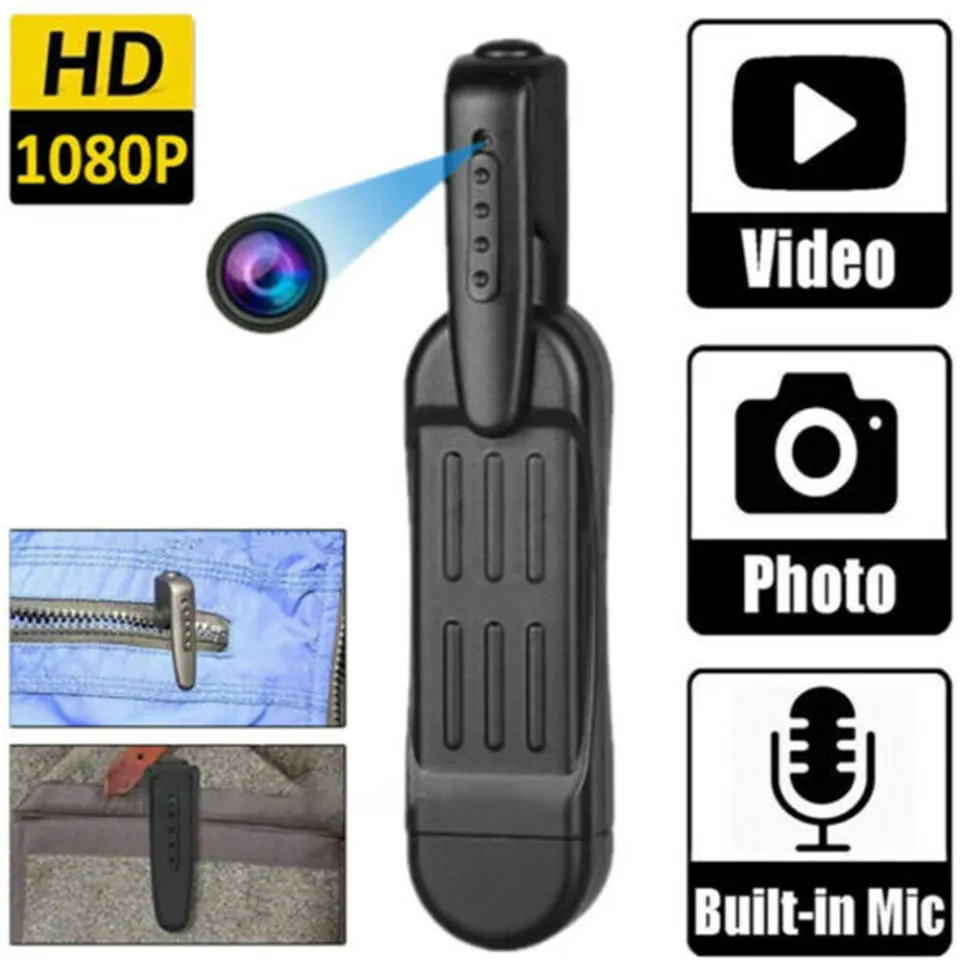 OYSOO 1080P HD Hidden Camera Mini Spy Pen Pinhole Micro Pocket Wireless  Body Video Recorder Cam Portable Security Waterproof Connect To Computer PC