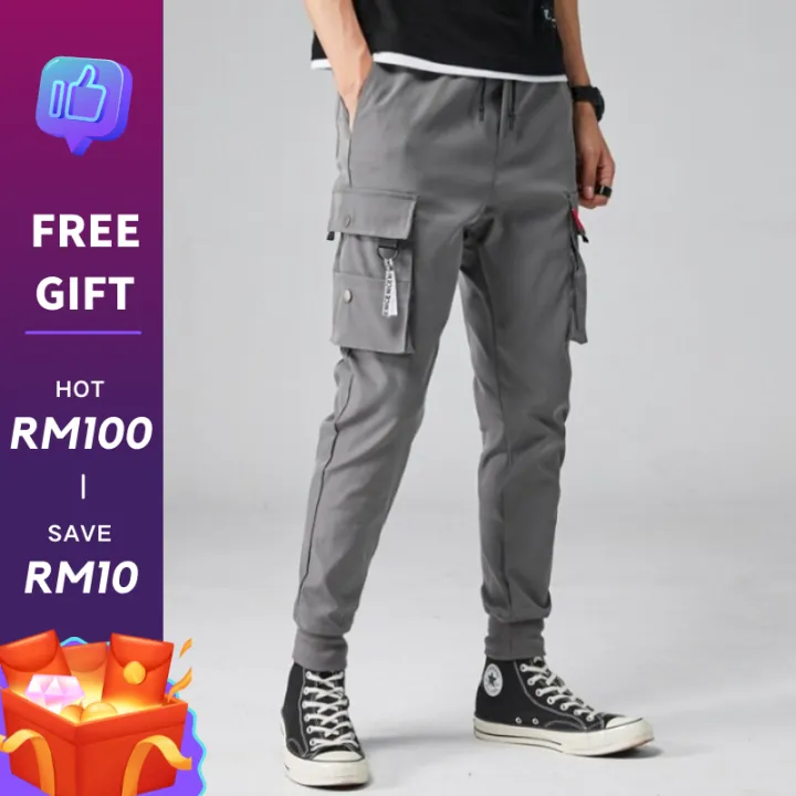 seluar cargo slim fit