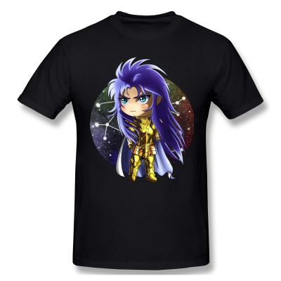 Saint Seiya New Summer T Shirt Chibi Gemini Saga T-Shirt Cotton Knights Of The Zodiac Ofertas Tee Shirt