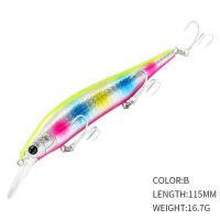 ✇◇❆ New Submersible Luya Lures 115/16.7g Long Cast Artificial Bait 1/2pcs Swing Bait Fishing Gear Accessories For Warped Mouth Bass