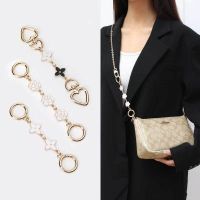 suitable for COACH Mahjong bag camellia extension chain armpit transformation accessories four-leaf clover shoulder strap lengthened decorative chain replacement