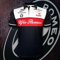 เสื้อโปโล Polo Shirt F1 ALFA ROMEO เสื้อโปโลฟอร์มูลาวัน ทีม อัลฟ่า โรมีโอ #FM0039 พิมพ์ทั้งตัว ไซส์ S-5XL