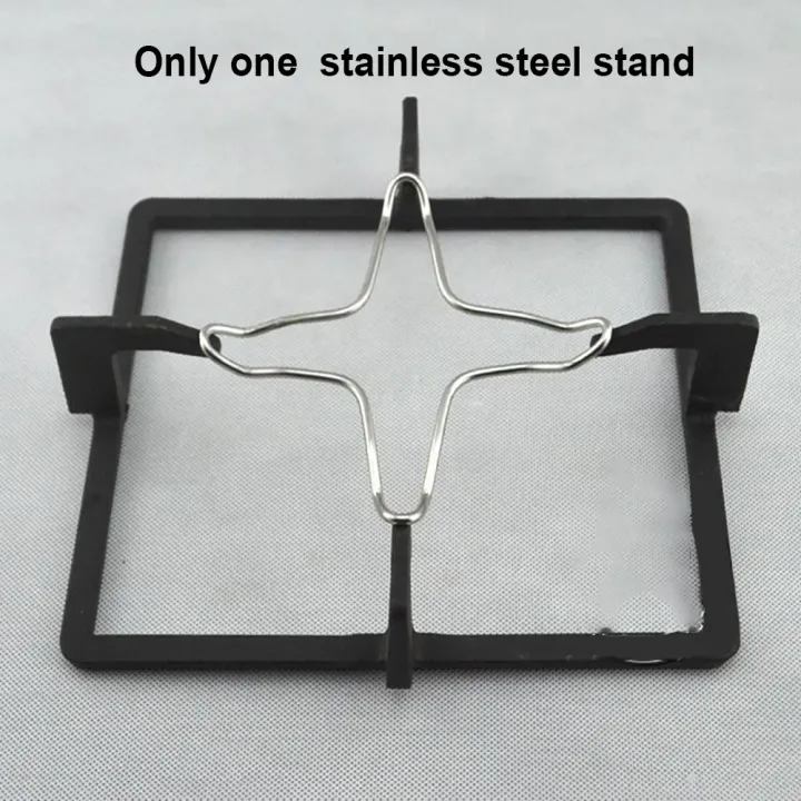 Universal Cooking Pan Stand Stainless Steel Gas Hob Rack Support Chrome