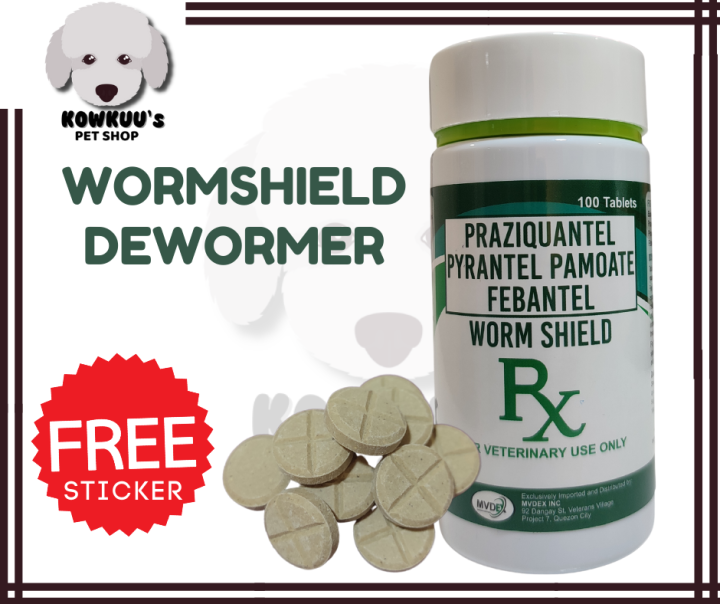 WormShield CHEWABLE Petwormer for Dogs and Cats Dewormer Sold per