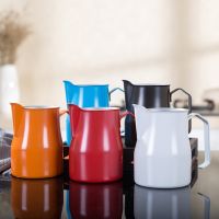 Stainless Steel Milk Frothing Pitcher - Pour Over Coffee Kettle Espresso Steaming Milk Frothing Cup Perfect for Latte Art