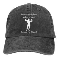 Adjustable Solid Color Baseball Cap Ripped Washed Cotton Bodybuilding Ripped Muscle Training Sports Woman Hat