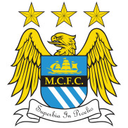 Decal logo đội bóng Manchester City , sticker, tem dán sườn xe ô tô