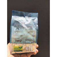 ? ? Waitrose Sweet&amp;Fragrant Flaked Almonds อัลมอนต์อบแห้ง ชนิดแผ่นบาง เวทโทรส 100กรัม ราคาถูกใจ