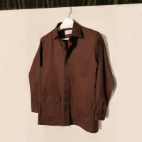 Archive | 3 Pocket Linen Overshirt (Crimson)