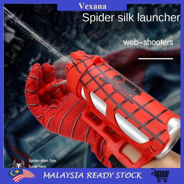 Guanti Lancia Ragnatele Per Bambini - Set Da 2 Con Freccette A Ventosa - Gioco Di Spider-Man - Foto 9