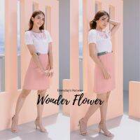 ชุดทำงานผู้หญิง ชุดเดรสสตรี สุภาพ เรียบร้อย สวย มีคุณภาพ รุ่น Wonder Flower