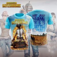 Mens T-Shirt PUBG 2 3D T SHIRT