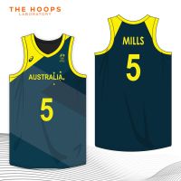 THL Australia Basketball Olympic 2021 Full Sublimated Jersey