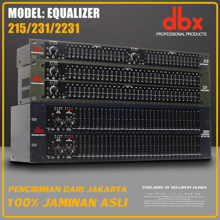 EQUALIZER DBX 215/231/2231 PLUS SUBWOOFER/DBX215 + EQUALISER Lazada