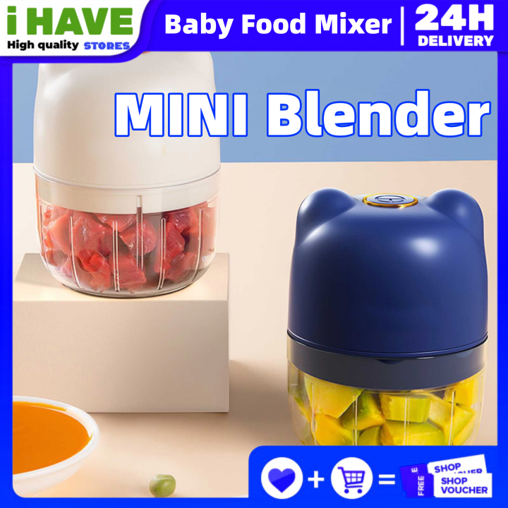 ② Blender Mixer Cordless Baby Food Vegetable Fruit Garlic Salad Kitchen