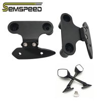 ◇ SEMSPEED Motorcycle X-MAX 300 CNC Rear Side View Mirrors Adapter Fixed Stent Bracket Holder For Yamaha XMAX250 XMAX300 400 125