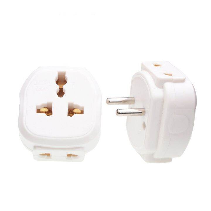 1 Pair European Standard Conversion Plug Multi-Ftion Conversion Round ...