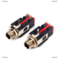 wucuuk 2pcs 6.35mm 1/4 2Pin FEMALE AUDIO STEREO PHONE JACK ช่องเสียบหูฟัง