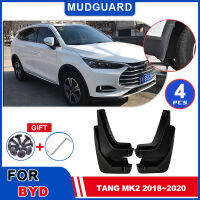 สำหรับ BYD Tang MK2 2018 2019 2020 Mudguards Mudflaps Fender Flap Splash Guards Mud Auto Parts ล้อรถสไตล์อุปกรณ์เสริม