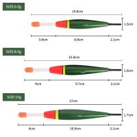 Topline Tackle 3/5ชิ้นชุดตกปลาไม้ Balsa คุณภาพทุ่นลอยตกปลาทุ่นตัวหยุดทุ่นทุ่นตกปลาญี่ปุ่นอุปกรณ์ตกปลา LFP3825