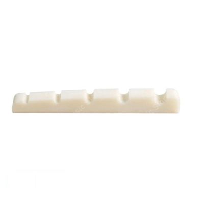 ‘【；】 Bone Bass ST Electric Guitar Accessories 4/5/6 String Electric Bass Bone Bridge Nuts Slotted 38Mm 45Mm Replacement Parts