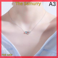 Samurry ✨Hot Sale✨ Car สร้อยคอประดับจี้รูปดาวสำหรับผู้หญิงสไตล์เกาหลีสร้อยคอโซ่สำหรับนักเรียนเหมาะสำหรับเป็นของขวัญวันเกิดให้กับเพื่อนที่ดีที่สุด