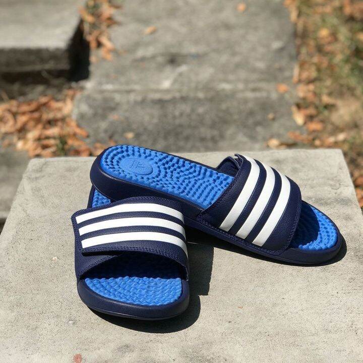 Hot tklj45 ORIGINAL Adidas Adissage TND - Navy Blue / Blue / Dark ...